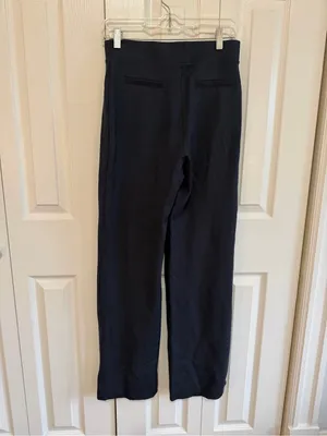 Quince Ultra Stretch Ponte Pull On Pants Navy Size Small thumbnail 5