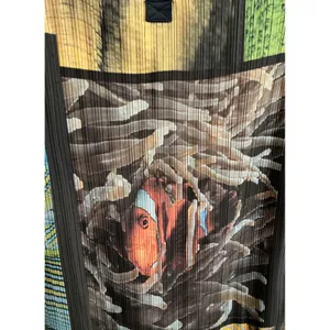 Free People x Arthur Apparel Fish Party‎ Box Pleat Shirt Dress Multi US 4 NEW thumbnail 6