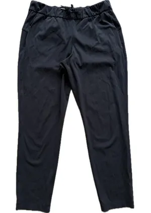 Lululemon On The Fly Jogger Full-On Luxtreme Size 8 Black Drawstring Travel Yoga thumbnail 1