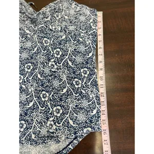 Free People Hula Tank Top Floral Blue Size Large thumbnail 7