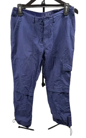 Abercrombie Vintage ‎ 90's Y2K Womens Navy Relaxed Utility Cargo Paratrooper Pants Sz 6 thumbnail 1