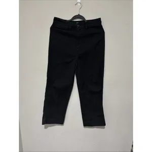 Quince High Rise Women’s Bella Stretch Patch Pocket Wide Leg Pants Black 29 thumbnail 6