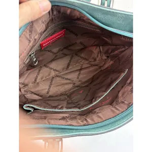 *Montana West Purse Large Teal Aqua Vegan Leather Hobo Shoulder Bag Carry thumbnail 9