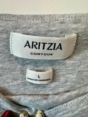 Aritzia Babaton Contour Square Neck Bodysuit Gray L thumbnail 3
