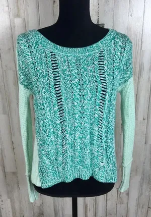 American Eagle Chunky Knit Pullover Sweater Top XS v6x thumbnail 1