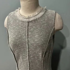 Grey Boucle Tweed Dress Size 10 thumbnail 3