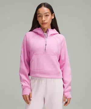 Lululemon Scuba Oversized Half-Zip Hoodie *Plush Heathered Dahlia Mauve thumbnail 1