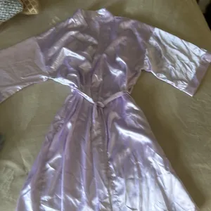 Lavender Womens Robe Purple Size L thumbnail 2