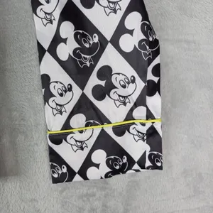 Disney Mickey Mouse‎ Sleep Shirt For Adults Size Small Black White Polyester thumbnail 3