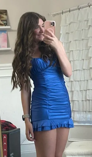 City Studios Homecoming Dress Blue thumbnail 1