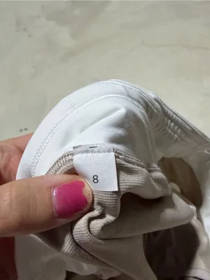 Lululemon White Women's Active Shorts - Lightweight Running Shorts 8 thumbnail 6