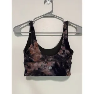 Lululemon Align Reversible Bra *Light Support, A/B Cups Diamond Dye‎ Graphite thumbnail 4