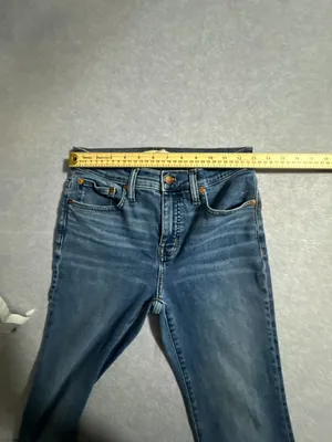 Madewell Kick Out blue jeans in size 26 thumbnail 6