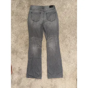 Hidden Happi Flare Jeans Women's 27 Gray High Rise Distressed 100% Cotton thumbnail 7