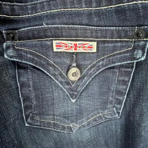 Hudson Y2K Signature Bootcut Jeans 26 Blue Denim Low Rise Flap Pockets Western‎ thumbnail 6