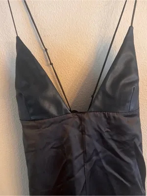 ZARA Satin‎ Asymmetric Tunic thumbnail 3