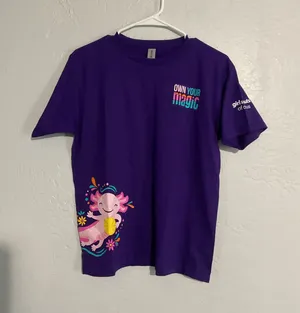 Girl Scout purple axolotl tshirt thumbnail 1