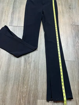 Zara Black Boot-Cut Flare Pants thumbnail 4