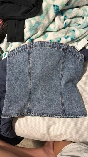 jean top Blue thumbnail 2