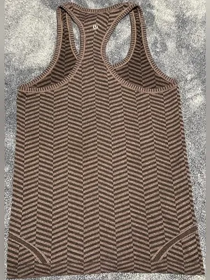 #18 Lululemon Run: Swiftly Tech Racerback Heathered Black Cherry Size 4 thumbnail 8