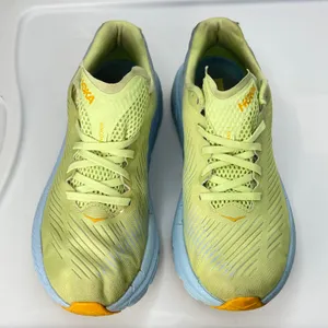 Hoka Rincon 3 Womens 8.5 Running Shoes Lime Green Blue (black spot was silicone) thumbnail 4