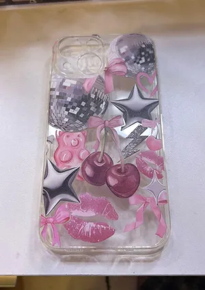 Clear iPhone 13 mini phone case Pink thumbnail 2