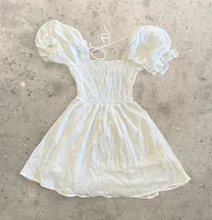 princess polly white mini flowy boho dress thumbnail 1