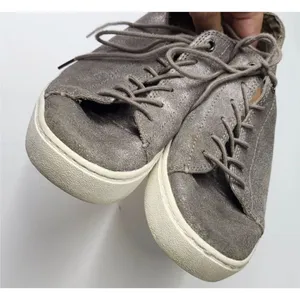 TOMS Sneakers Womens‎ Size 9 Metallic Gray/Silver Shoes thumbnail 6