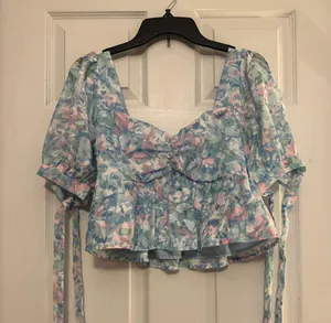Preppy blouse Blue thumbnail 1