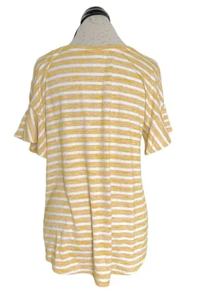 A New Day Blouse Striped Short Sleeve thumbnail 6