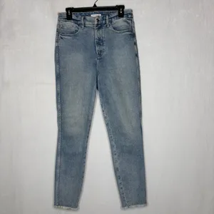 Good American Good Curve‎ Crop Slim Fit Jeans thumbnail 2