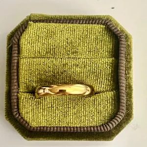 Classic 10k Plated Yellow Gold Polished 4mm Band Ring Size 9 thumbnail 1
