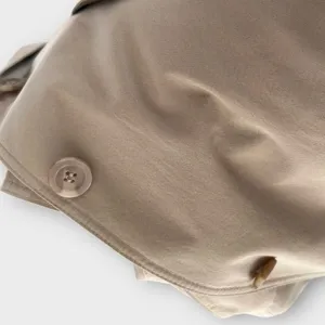 Brooks Brothers Belted Trench Coat Water Repellent Wool Lining Women's 8 Minimal thumbnail 5