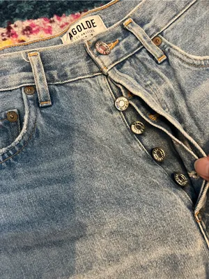 Agolde feel good shorts size 24 thumbnail 8