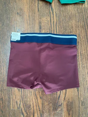 Dolce & Gabbana NWT DSG Athletic small Shorts Burgundy thumbnail 7