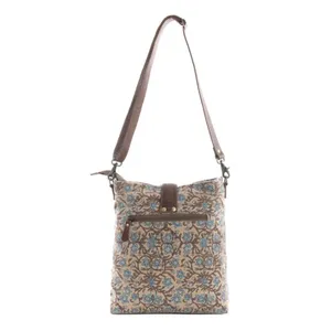 NWT Western Floral and Leather San Ysidro Falls Boho Shoulder Bag thumbnail 3