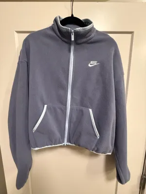 Nike Blue Lightweight Fleece Zip-Up thumbnail 1