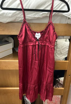 Sky to Moon Garnet Gameday Dress thumbnail 1