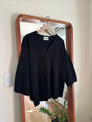 Aritzia Wilfred Free Souvenir Sweater Black Size 1 S thumbnail 2