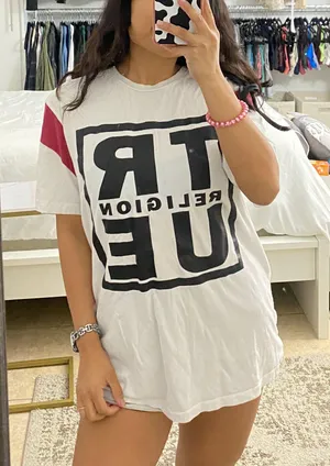 True Religion White Shirt thumbnail 1