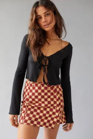 Urban Outfitters Checkerboard Skirt thumbnail 1