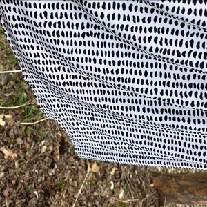 Evan Picone Black and White Dot-Print Maxi Skirt thumbnail 5