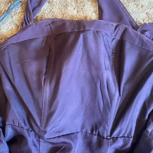 Bill Levkoff Purple Chiffon Maxi Bridesmaid Dress Formal Gown thumbnail 5