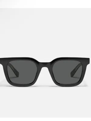 NIB Quay Game Over 49mm Square Sunglasses black smoke polarized unisex thumbnail 13