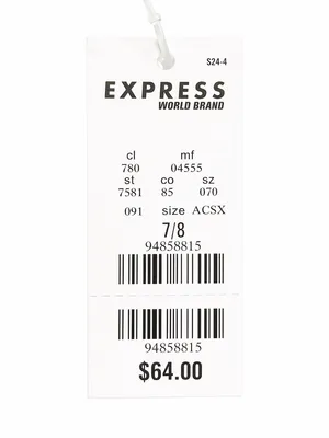Express Strapless Ivory Jacquard Sheath Dress thumbnail 7