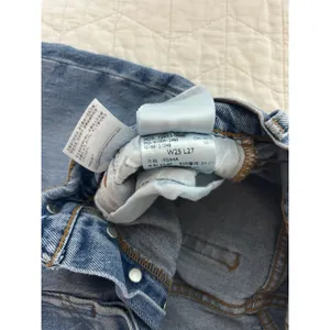 Levi's Levi Strauss Premium Ribcage Straight Jeans Distressed Light Wash Women W25‎ L27 thumbnail 6