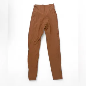 Offline by Aerie Real Me 7/8 Hi-Rise Crossover Leggings Burnt Orange Size Medium thumbnail 3