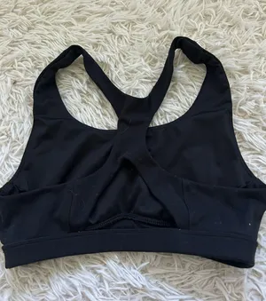 DSG Black Racerback Sports Bra thumbnail 2