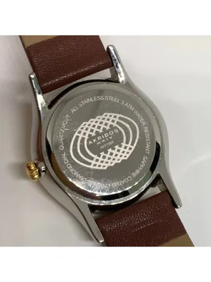 Akribos XXIV Diamond Dial Two Tone Date women Quartz Watch 34mm Sapphire running thumbnail 6