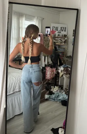 Butt Rip Denim Jeans Size 26 thumbnail 4